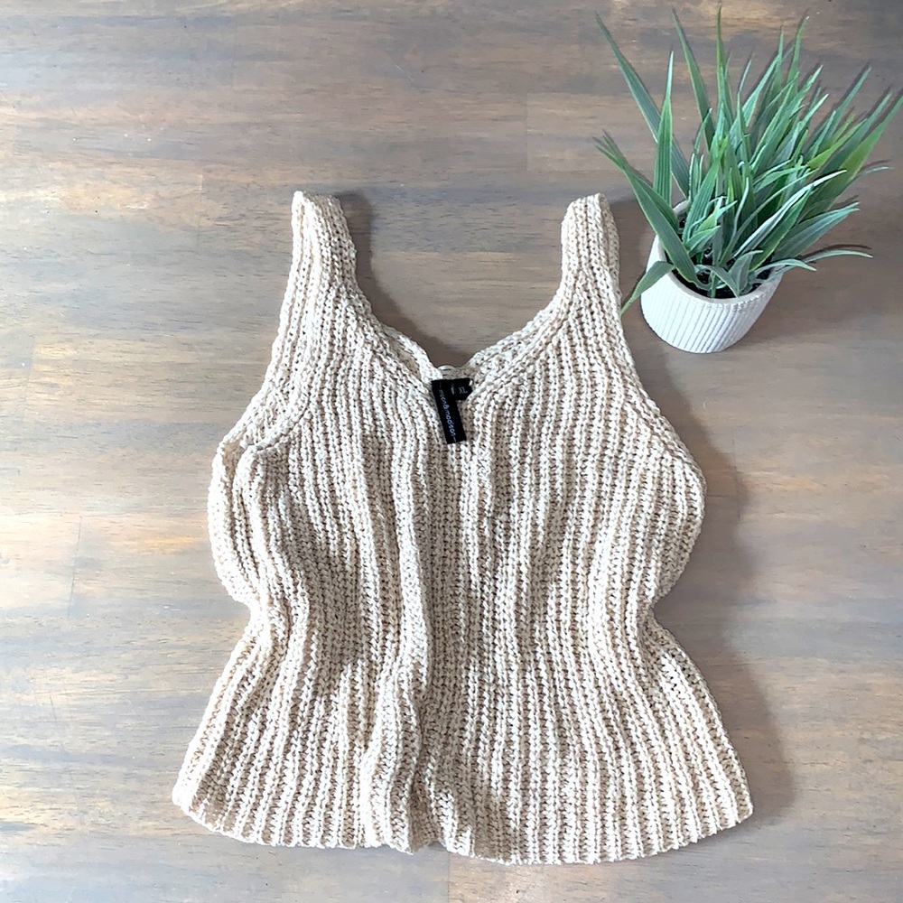 moon & madison soft knit tank top